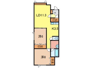 アースヒルの物件間取画像